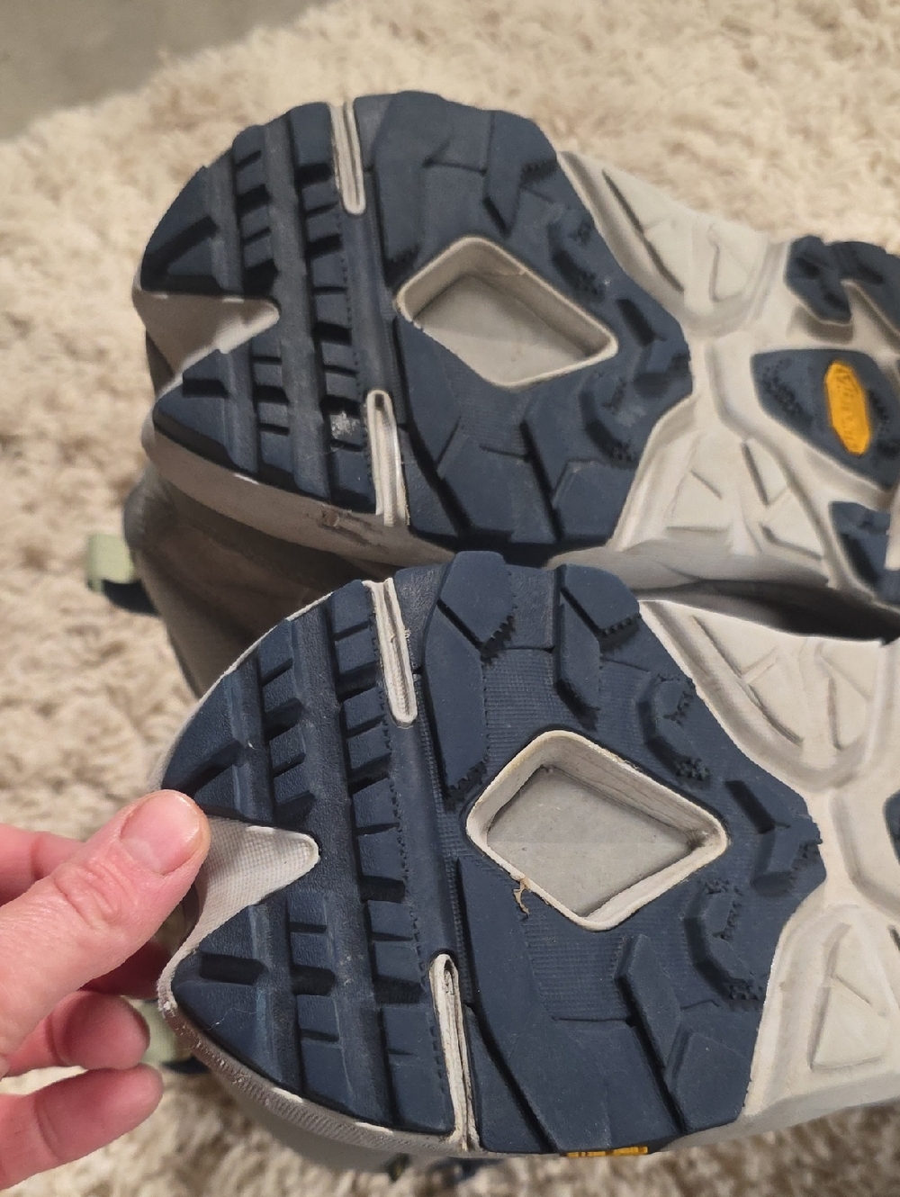 Hoka Kaha 2 GTX Mens Grey Hiking Boots Sz 10.5 - Picture 10 of 12